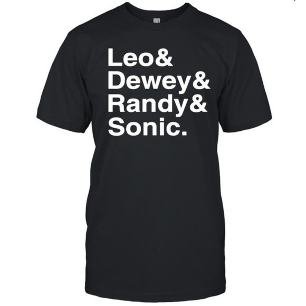 Leo  Dewey  Randy  Sonic Ben Schwartz Shirt 1